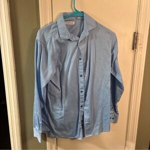 Calvin Klein Light Blue Casual Button Down Shirt